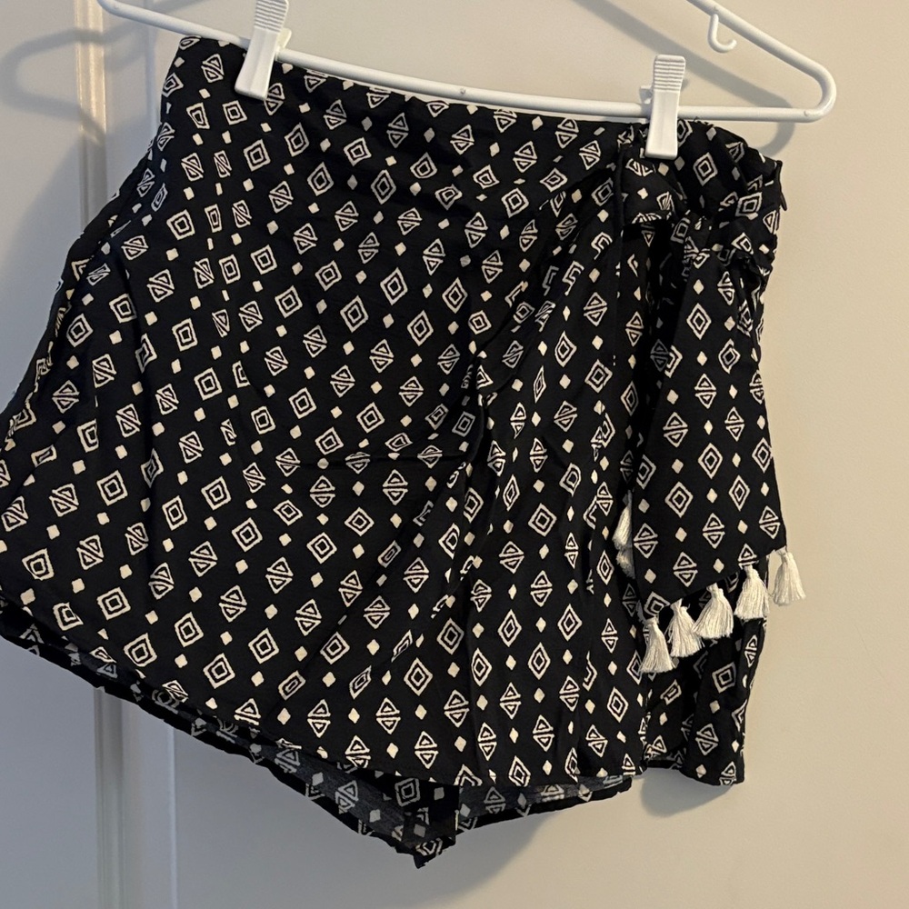 Zara patterned mini skort, Sz M